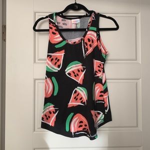 Lularoe Watermelon Tank Size Small